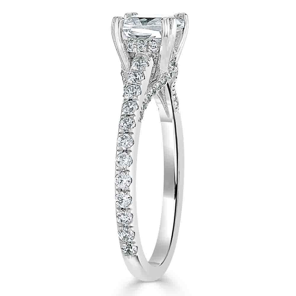 Detailed Image of Celestial Elegance Moissanite Ring