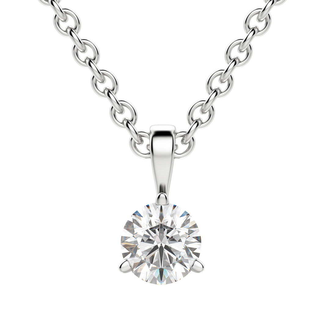 0.25 CT Round Brilliant Cut Diamond Necklace