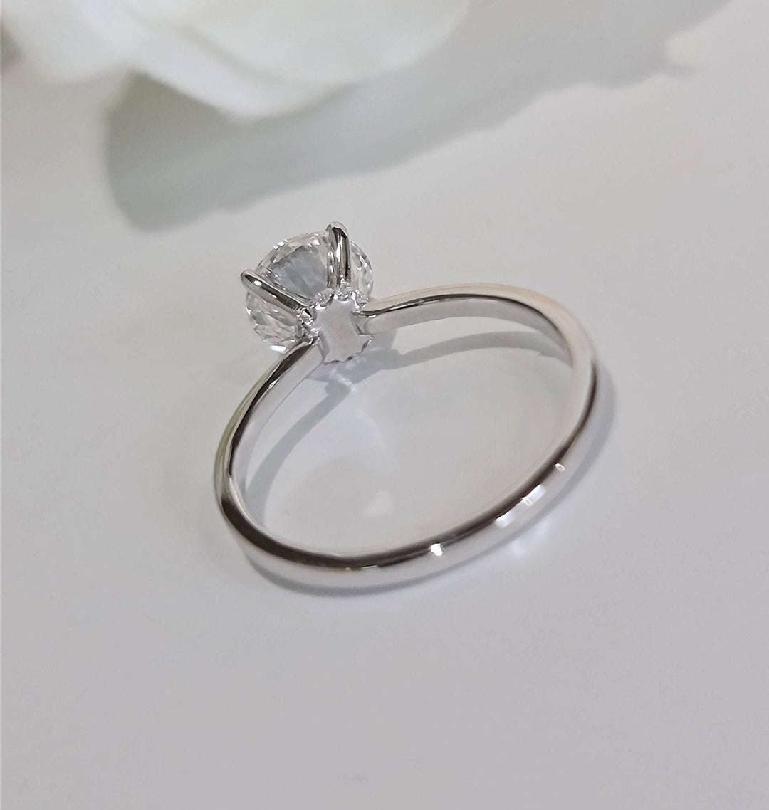 1.20 CT Round Cut Solitaire G/VS1 Lab Grown Diamond Engagement Ring